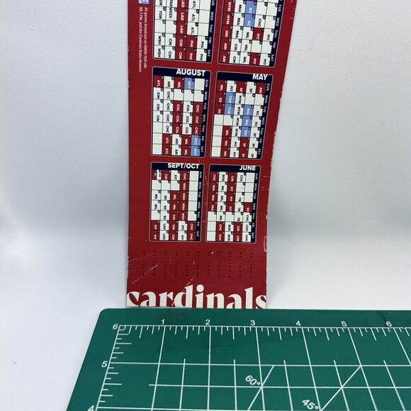 2022 Promo Shelter Insurance Magnet Schedule ST. Louis Cardinals - Picture 5 of 5